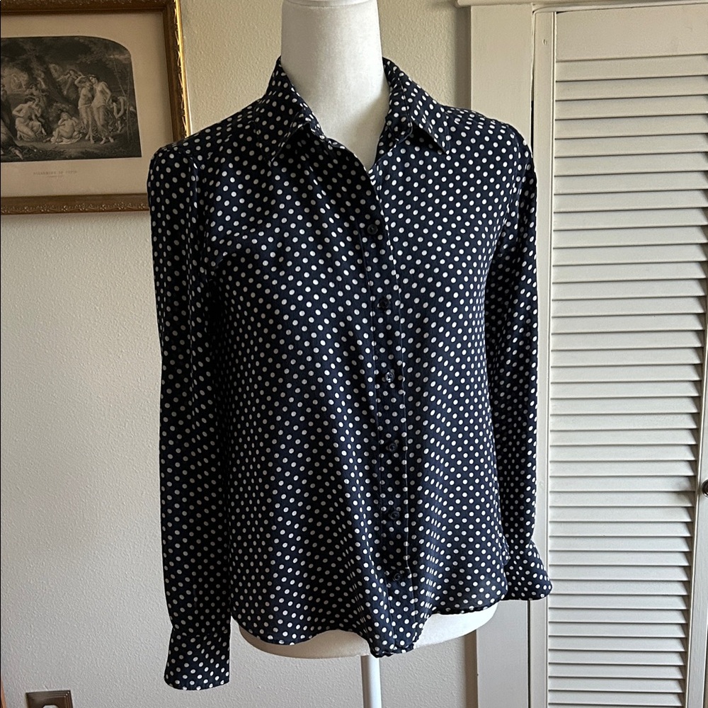 Uniqlo silk blouse